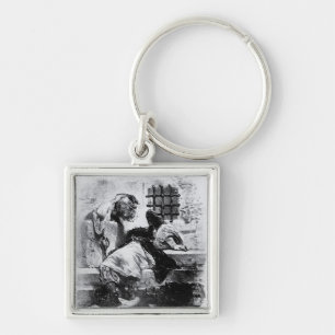 Chaveiro O homem na máscara do ferro em sua prisão