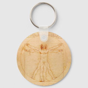 Chaveiro O Homem Vitruviano - Leonardo da Vinci