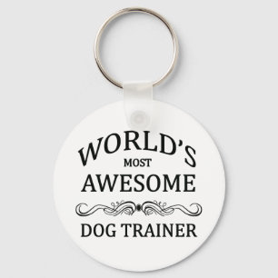 Chaveiro O instrutor de cão o mais impressionante do mundo