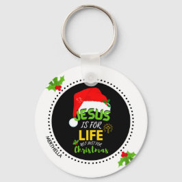Chaveiro O JESUS Personalizado É A VIDA, Não Apenas Para O