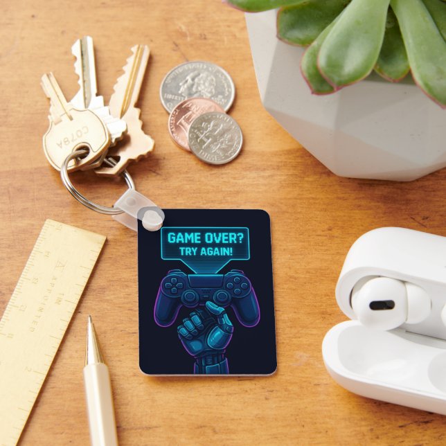 Chaveiro O Jogo Acabou? Tente De Novo! - Jogador Futuro Leg (Mesa)