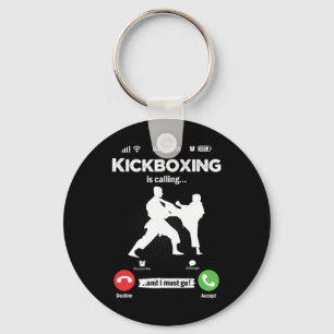 Chaveiro O Kickboxing Está Chamando Artes Marciais Retro Ho