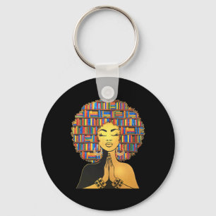Chaveiro O livro de livros da Biblioteca Melanin é um histo