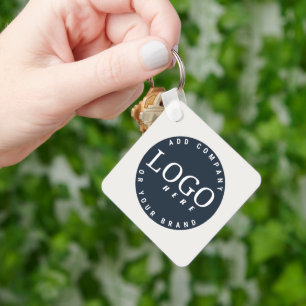 Chaveiro O logotipo de sua empresa Código QR Trocar de func