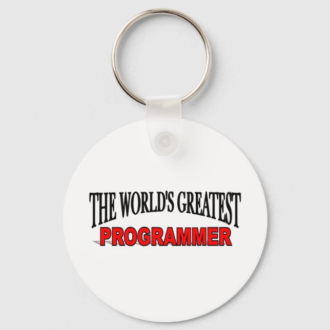 Chaveiro O maior programador do mundo (Frente)