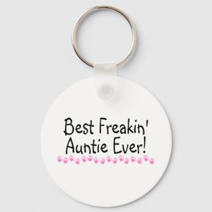 Chaveiro O melhor Auntie Nunca de Freakin