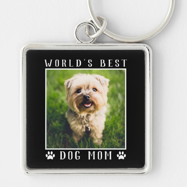 Chaveiro O melhor cachorro do mundo, mamãe pata, imprime fo (Frente)