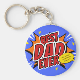 Chaveiro O melhor Dia de os pais de super-heróis de Pai nun