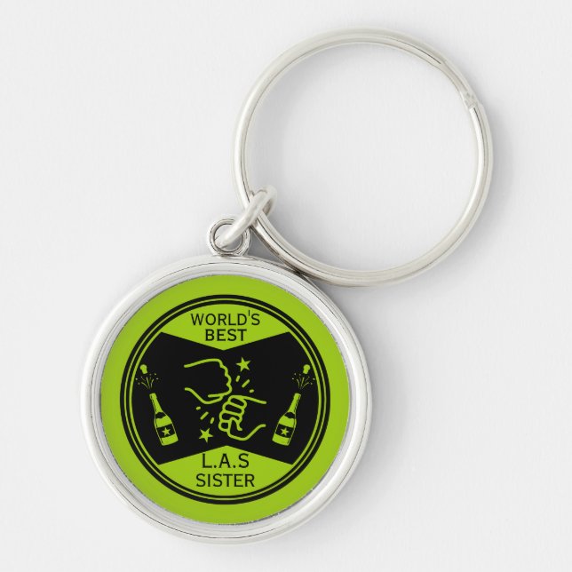 Chaveiro O melhor do mundo é uma irmã (Frente)