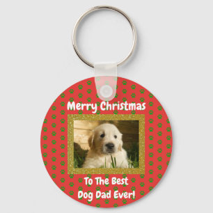 Chaveiro O melhor Pai de cachorro de Natal já fez uma foto
