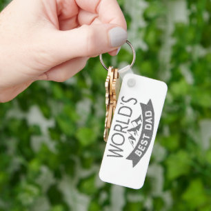 Chaveiro O melhor Pai do mundo monta o Dia de os pais moder