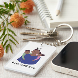 Chaveiro O melhor Pai já personalizado