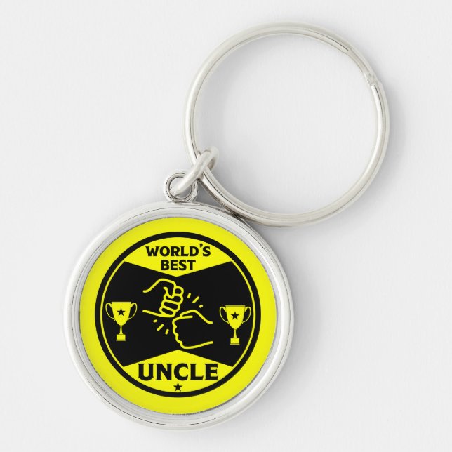 Chaveiro O melhor tio do mundo (Frente)