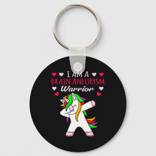 Chaveiro O Mês de Sensibilização do Guerreiro do Cérebro Su