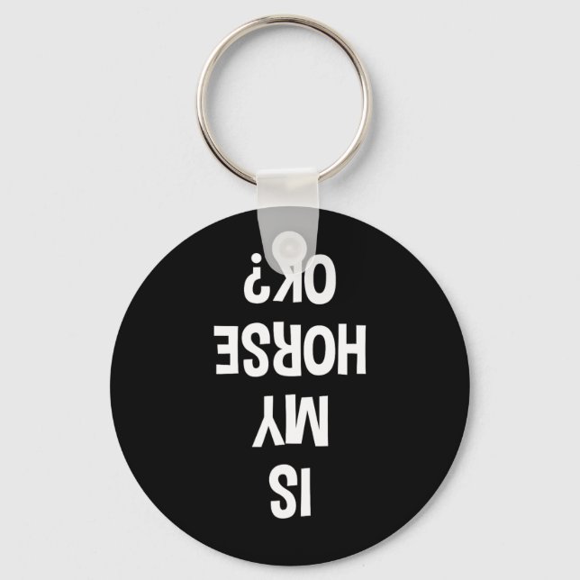 Chaveiro O Meu Cavalo Está Bem, Equestre (Frente)