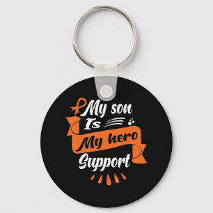 Chaveiro O Meu Filho É O Meu Herói Apoiante Leukemia Cancer