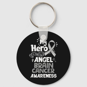 Chaveiro O Meu Herói É Agora O Meu Cancer De Anjo Cérebro C