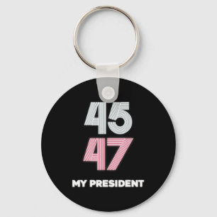 Chaveiro O Meu Presidente Trump 45 47 Inauguração Dia 2025 