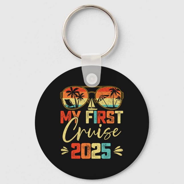Chaveiro O Meu Primeiro Cruise 2025 - Férias Familiares - N (Frente)