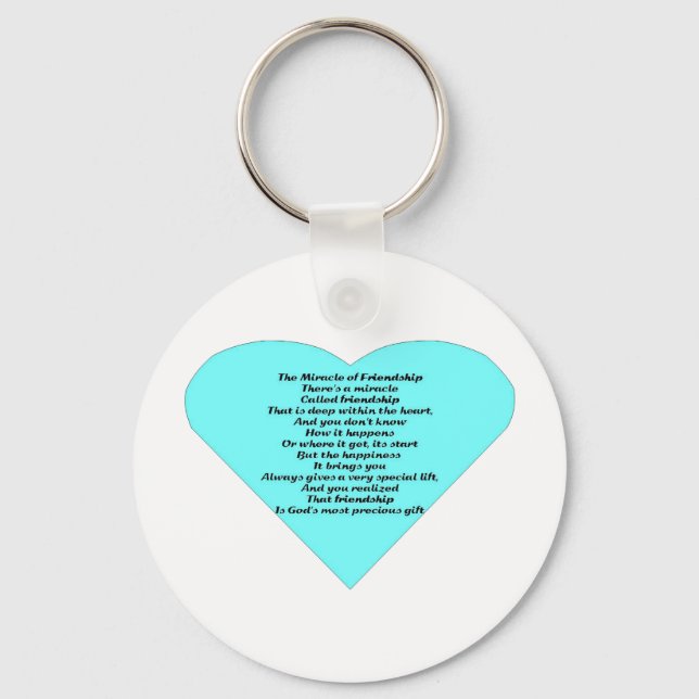 Chaveiro O Milagre da Amizade (Frente)