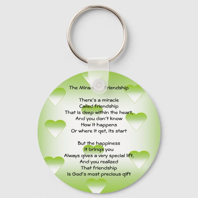 Chaveiro O Milagre da Amizade (Frente)