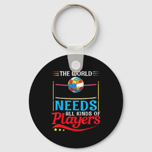 Chaveiro O mundo precisa de todos os tipos de jogadores vol