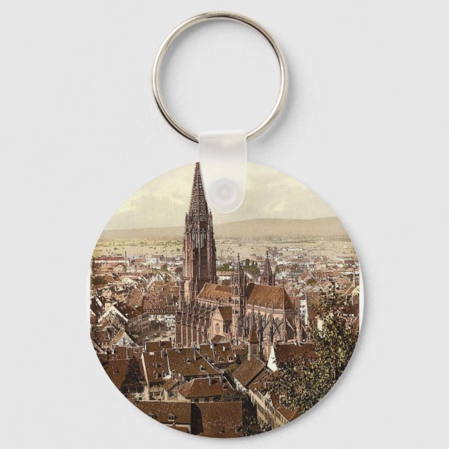 Chaveiro O Munster, Freiburg, Baden, Alemanha magnífica (Frente)