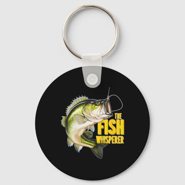 Chaveiro O Murmurador de Peixes Presente Novidade de Pesca  (Frente)