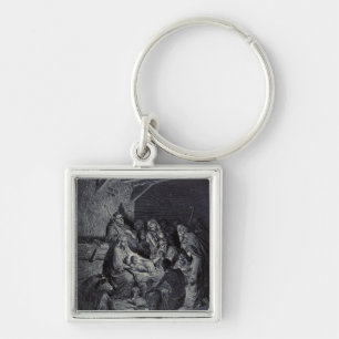Chaveiro O Nascimento de Jesus por Gustave Doré Tinta Vitor