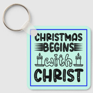 Chaveiro O Natal começa com Cristo-61491
