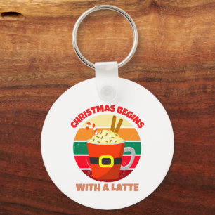 CHAVEIRO O NATAL COMEÇA COM UM LATTE