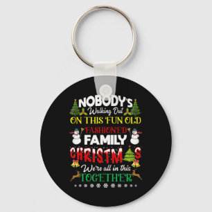 Chaveiro O Natal da família estamos todos nesta Feliz