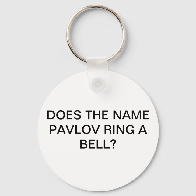 CHAVEIRO O NOME PAVLOV RING A BELL (Frente)