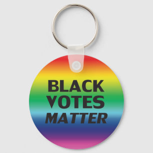 Chaveiro O orgulho "Black Votes Matter" lgbtq lgbt arco-ír