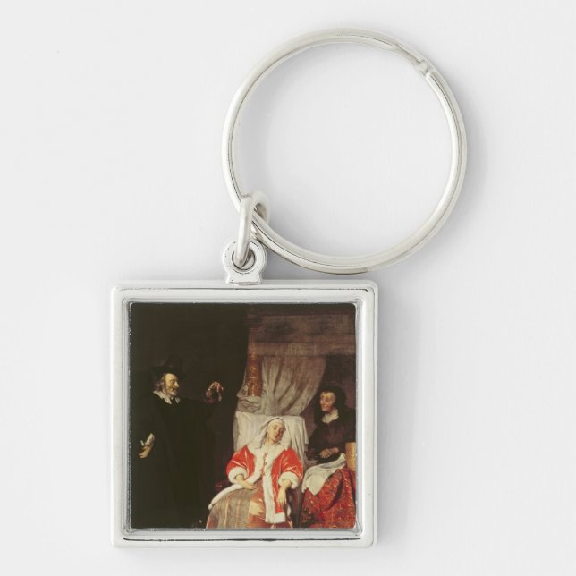 Chaveiro O paciente e o doutor, 1660s (Frente)