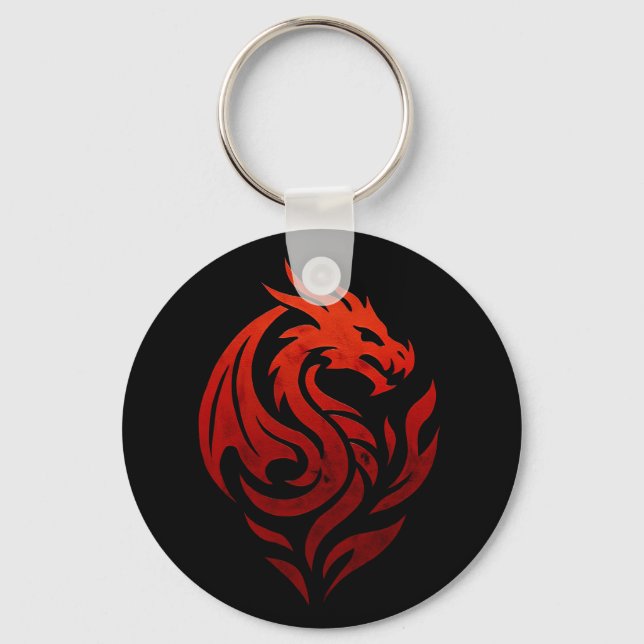 Chaveiro O Pacto do Dragão Flamejante (Frente)