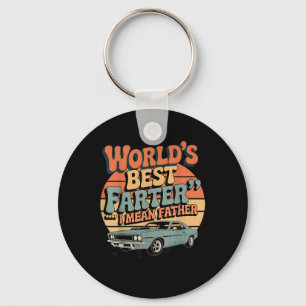 Chaveiro O Pai de Carro Retro Engraçado é o melhor mais que