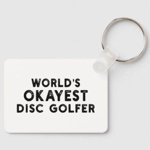 Chaveiro O Pai de Golfe em Disco mais Okayer do Mundo
