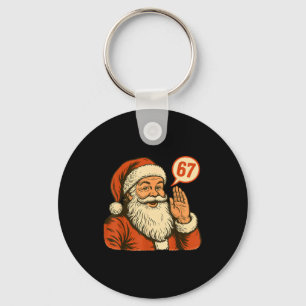 Chaveiro O Papai Noel Diz 6 7 Seis Sete Geração Z Alpha Mem