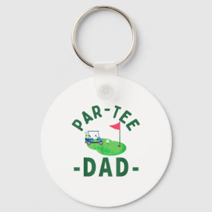 Chaveiro O Par Tee Pai Buraco Em Um Golfe Pais Correspondên
