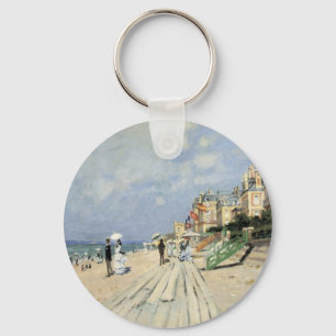 Chaveiro O passeio em Trouville por Claude Monet