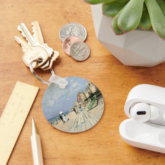 Chaveiro O passeio em Trouville por Claude Monet (Mesa)