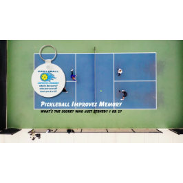 Chaveiro O Pickleball melhora a memória de forma engraçada