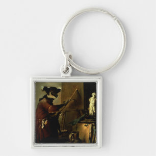 Chaveiro O pintor do macaco, 1740 (óleo em canvas)