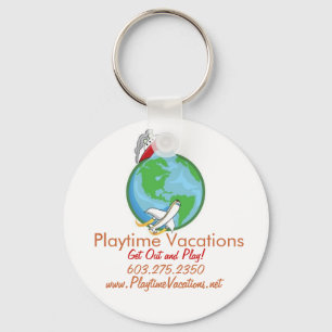 Chaveiro O Playtime Vacations a corrente chave