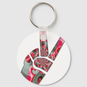 Chaveiro O poder na palma: a saluta de dois dedos