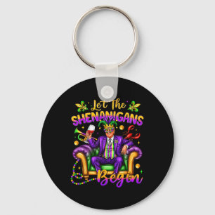 Chaveiro O Presidente Trump Mardi Gras Engraçado Deixa-Me E