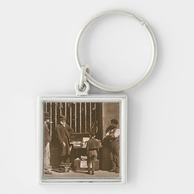 Chaveiro O preto de calçados dramático, 1876-77 (Frente)