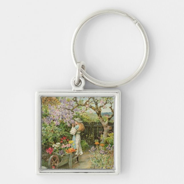 Chaveiro O primavera floresce, das peras Anual, 1902 (Frente)