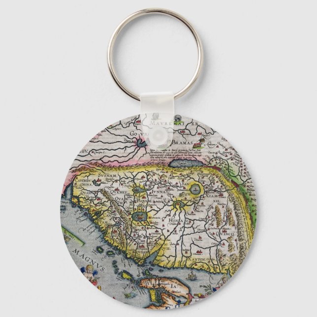 Chaveiro O Primeiro Atlas Ocidental na China | 1584 (Frente)